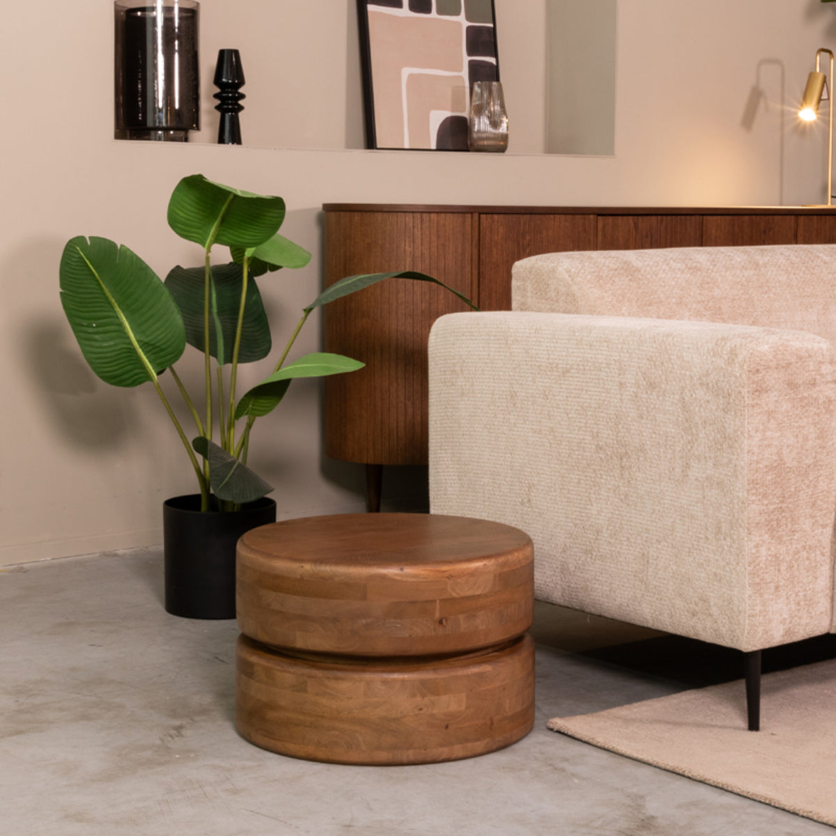 LABEL51 Salontafel Milly - Mangohout - 50 cm